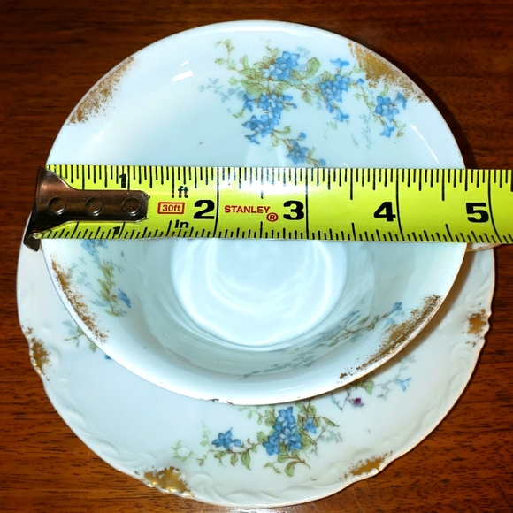 2 Sets Limoges Cups and Saucers Pour Café au Lait. Gorgeous! - Picture 7 of 15